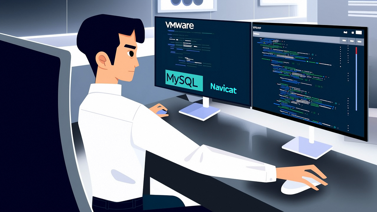 《VMware虚拟机部署MySQL 8.0.37与Navicat远程连接教程》